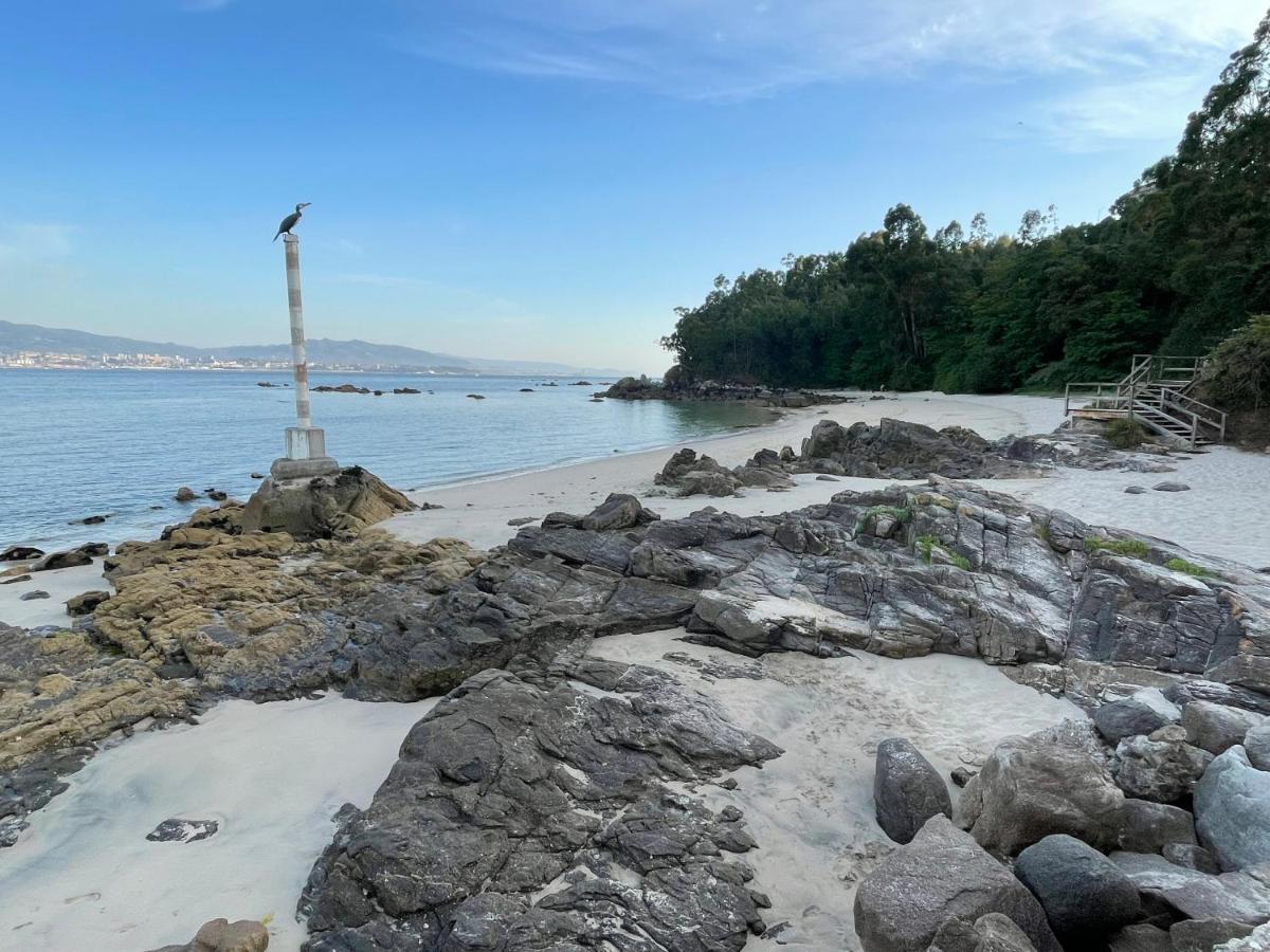 Atico Playa A Xunqueira - Moana, A 15 Min De Vigo Apartment ภายนอก รูปภาพ